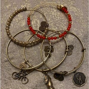 Alex and Ani bangles. Lot of 5.